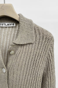 Button Up Collared Cardigan MODU Atelier 