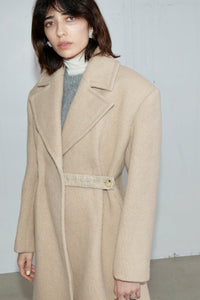 Casentino Elastic Belted Detail Coat RECTO 
