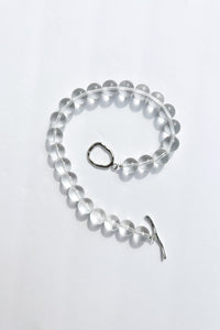 Chunky Clear Quartz Necklace Plated Necklace MODU Atelier 