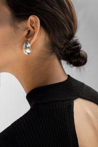 Chunky Rounded Silver Earring MODU Atelier 