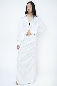 Cinched Pocket Blouse Shirts & Tops MODU Atelier 