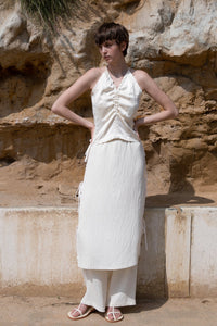 Cinched Skirt Over Pants Set Pants MODU Atelier 