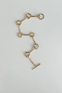 Circle Link Bracelet-GLD Plated Bracelet MODU Atelier 