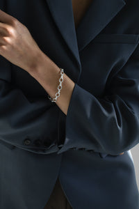 Circle Link Chain Bracelet Plated Bracelet MODU Atelier 