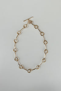 Circle Link Necklace-GLD Plated Necklace MODU Atelier 