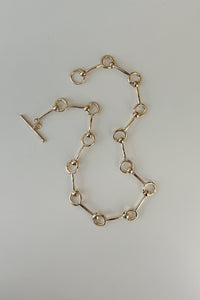 Circle Link Necklace-GLD Plated Necklace MODU Atelier 