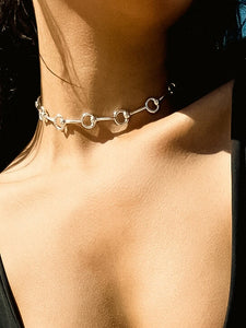 Circle Link Necklace-SIL Plated Necklace MODU Atelier 