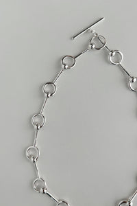 Circle Link Necklace-SIL Plated Necklace MODU Atelier 