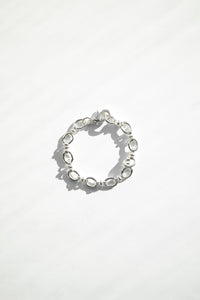 Circle Pendent Chain Bracelet Plated Bracelet MODU Atelier 