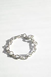 Circle Pendent Chain Bracelet Plated Bracelet MODU Atelier 