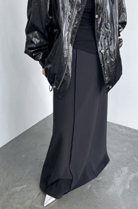 Classic Panelled Maxi Skirt, Black Maxi Skirt MODU Atelier 