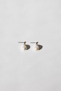 Classic Pearl Drop Earring Plated Earrings MODU Atelier 
