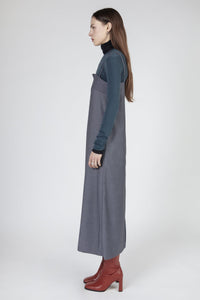 Classic Tailored Midi Dress, Grey Dresses MODU Atelier 