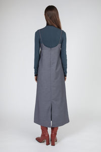 Classic Tailored Midi Dress, Grey Dresses MODU Atelier 