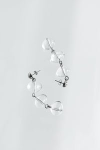 Clear Boule Drop Earring Plated Earring MODU Atelier 
