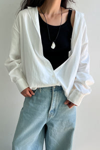 Cloud Shirt, White Shirts & Tops .blacktogrey 