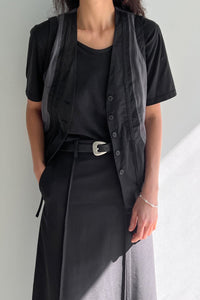 Contrast Vest, Dark Grey Vest MODU Atelier 