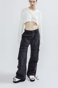 Denim Cargo Pants Pants MODU Atelier 