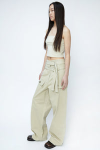 Double Belted Pants, Beige Pants MODU Atelier 