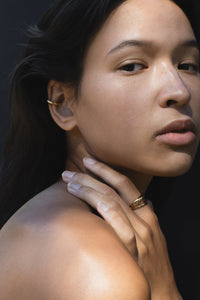 Double Organic Ring Plated Ring MODU Atelier 