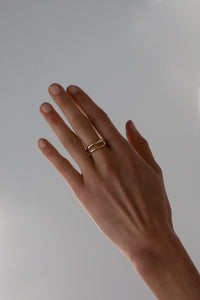 Double Organic Ring Plated Ring MODU Atelier 
