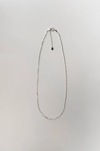 Extra Thin Link Chain Sterling Silver Necklace MODU Atelier 