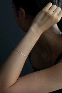 Extra Thin Snake Chain Bracelet Sterling Silver Bracelet MODU Atelier 