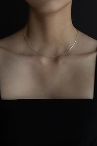 Extra Thin Snake Chain Necklace Sterling Silver Necklace MODU Atelier 