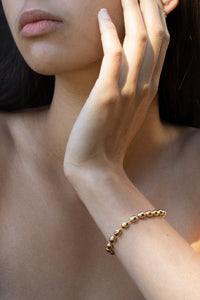 Flat Sphere Bracelet Plated Bracelet MODU Atelier 