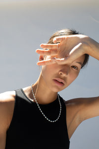 Flat Sphere Necklace Plated Necklace MODU Atelier 