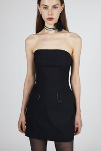 Flower Tie Choker, Black MODU Atelier 
