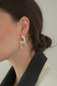 Half Chain Earring Plated Earrings MODU Atelier 