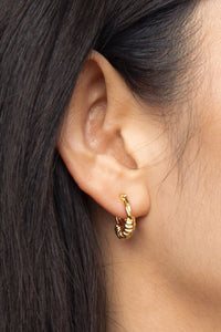 Knotted Hoop Earrings Plated Earrings MODU Atelier 