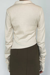 Lace Up Cut-Out Top Shirts & Tops MODU Atelier 