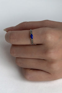 Lapis Ring Sterling Silver Ring MODU Atelier 