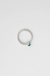 London Blue Topaz Ring Sterling Silver Ring MODU Atelier 