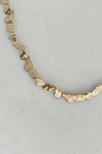 Matte Wavy Necklacke-GLD Plated Necklace MODU Atelier 