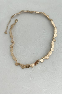 Matte Wavy Necklacke-GLD Plated Necklace MODU Atelier 