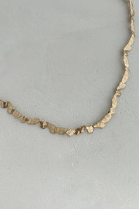 Matte Wavy Necklacke-GLD Plated Necklace MODU Atelier 