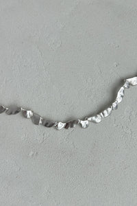 Matte Wavy Necklacke-SIL Plated Necklace MODU Atelier 