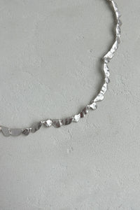Matte Wavy Necklacke-SIL Plated Necklace MODU Atelier 
