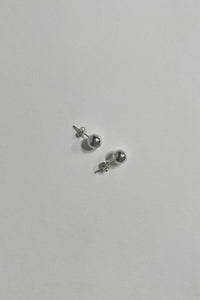 Medium Sphere Stud Earring Sterling Silver Earrings MODU Atelier 
