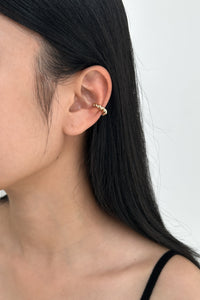 Mini Twist Ear Cuff-GLD Plated Earrings MODU Atelier 
