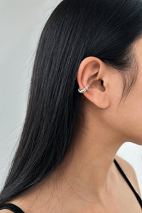 Mini Twist Ear Cuff-SIL Plated Earrings MODU Atelier 