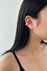 Mini Twist Ear Cuff-SIL Plated Earrings MODU Atelier 
