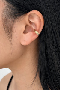 Mini Wave Ear Cuff-GLD Plated Earrings MODU Atelier 