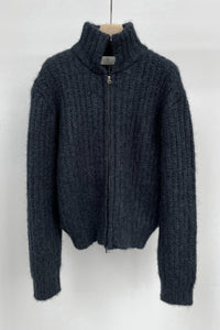 Mohair Alpaca Blend Zip Sweater MODU Atelier 