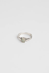 Opal Oval Ring Sterling Silver Ring MODU Atelier 
