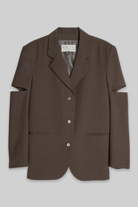 Open Slit Sleeve Blazer Blazer MODU Atelier 