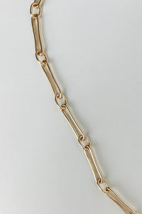 Organic Link Necklace-GLD Plated Necklace MODU Atelier 